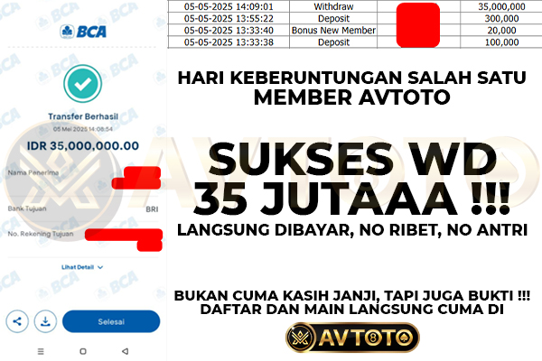 AVTOTO Bukan Cuma Kasih Janji, Tapi Juga Bukti