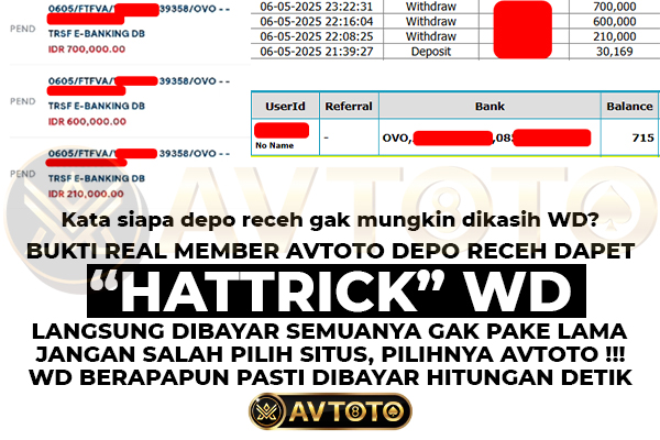 Member Depo Receh Malah Dikasih Hattrick WD