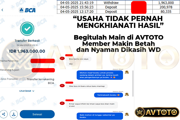 Usaha Tidak Mengkhianati Hasil Jika Main di AVTOTO
